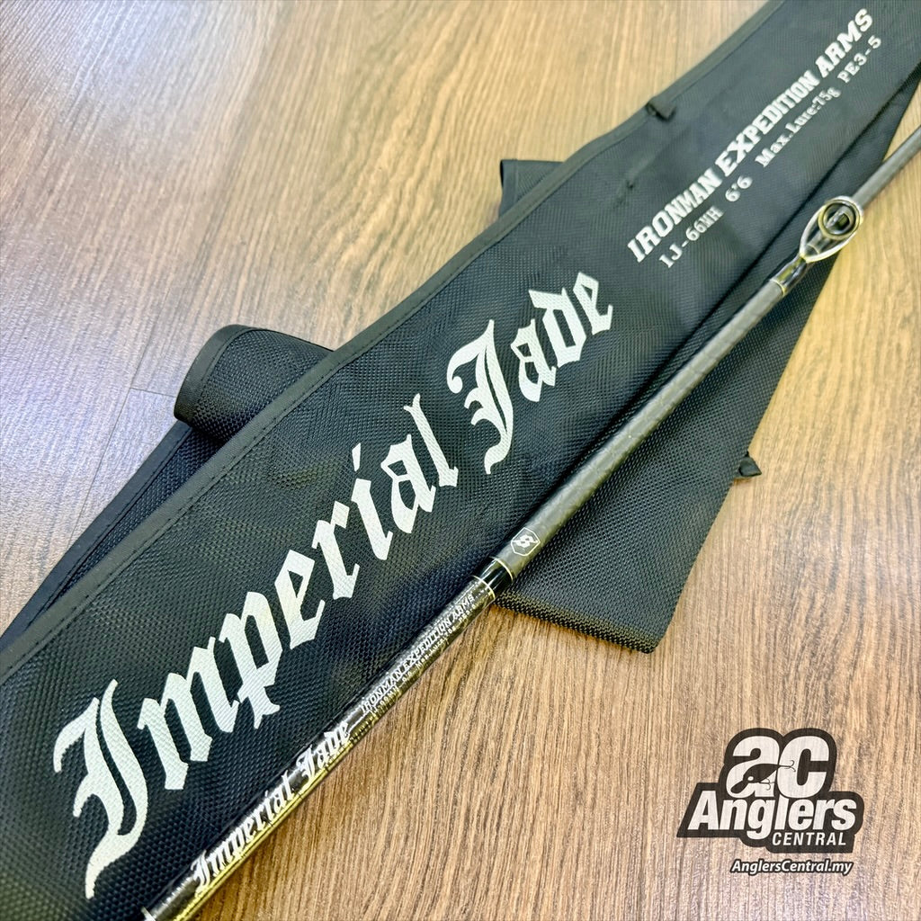 Senses Imperial Jade Ironman Expedition Arms IJ-66MH PE3-5 1pc (USED, 8.5/10) with rod bag/sleeve