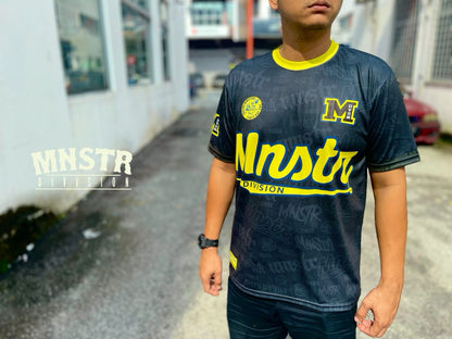 23 MNSTR Division Short Sleeve Jersey (Black Yellow)