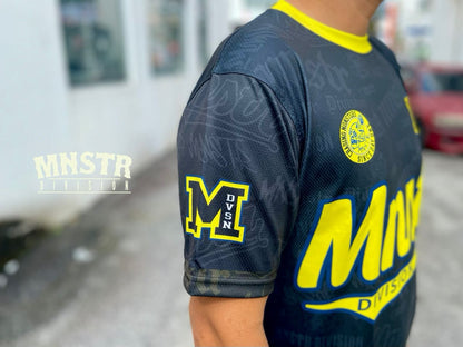23 MNSTR Division Short Sleeve Jersey (Black Yellow)