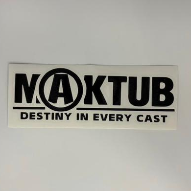 Maktub Signature Decal (Cutting Sticker)