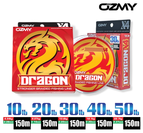 X4 Dragon Braid Line (150m)