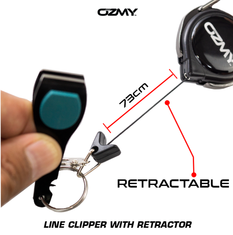 Line clipper with retractor