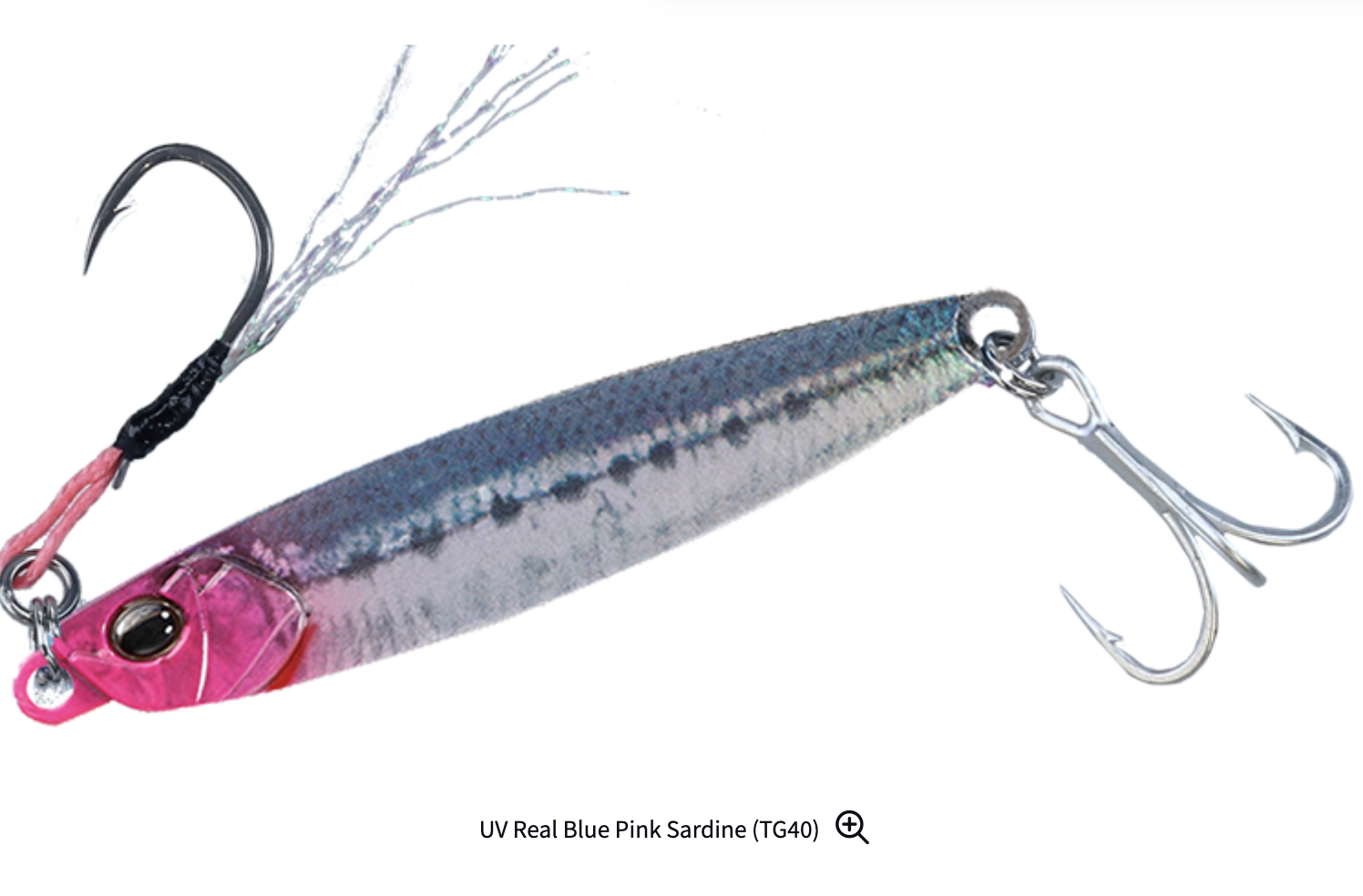 Daiwa Samurai Jig R Fishing Lure – 1.4oz (40g) Pink Sardine – Ideal For Saltwater Jigging