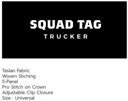 Squad Tag 5 Panel Cap