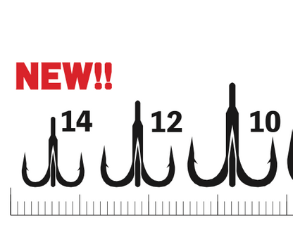 Banshu strong treble hook (5x)