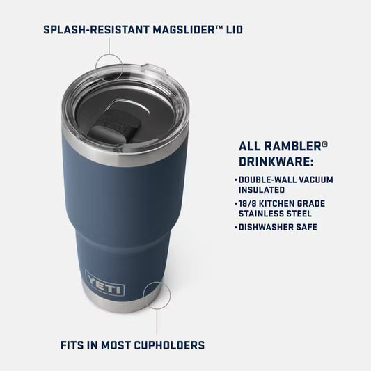 Rambler® 30 OZ Tumbler With Magslider™ Lid