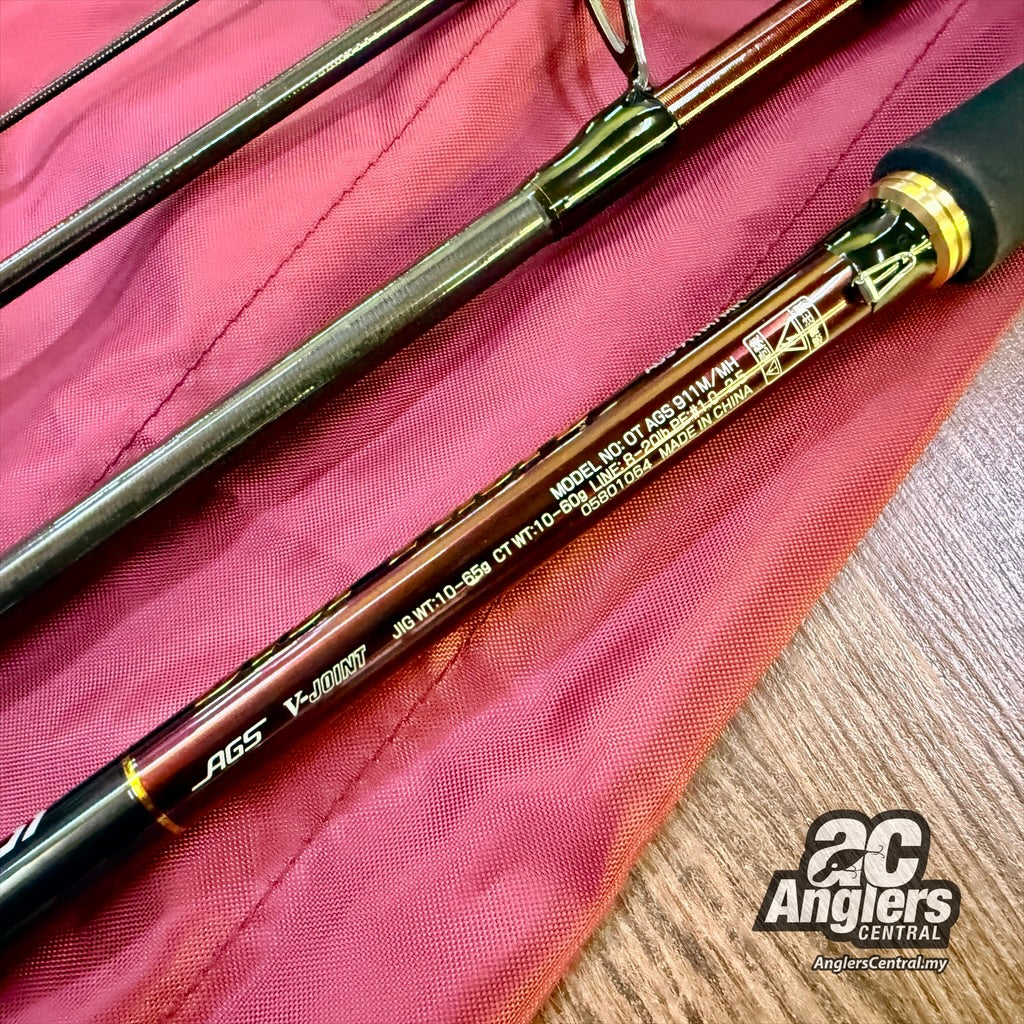 Overthere AGS 911M/MH (USED, like new) with rod bag/sleeve