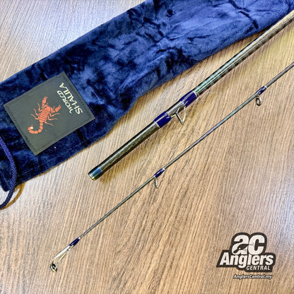 World Shaula 1703R-2 Blue 33565 (USED, 9/10) with rod bag/sleeve