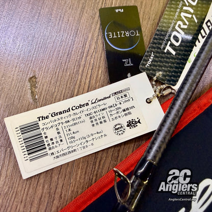 Inspirare Kaleido The Grand Cobra Limited Black Series TKIC-611XMH-BK 10-30lb (USED, 9.5/10) with rod bag/sleeve