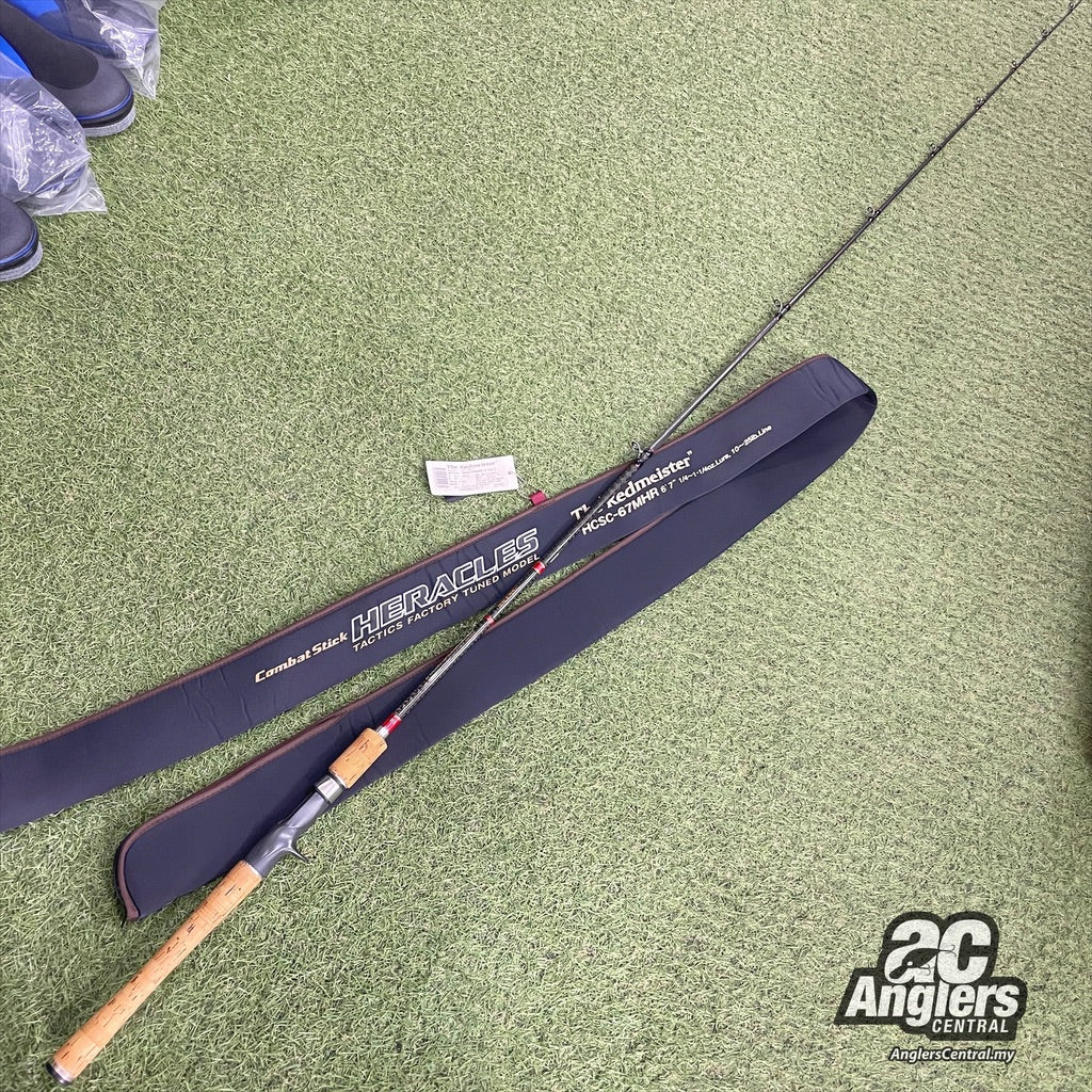 Heracles The Redmeister HCSC-67MHR 10-25lb (USED, 9/10) with rod bag/sleeve