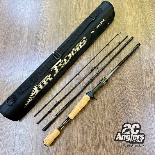 AirEdge MB664M/MLB 4pc Travel 7-16lb (USED, 9.5/10) with semi hard rod case
