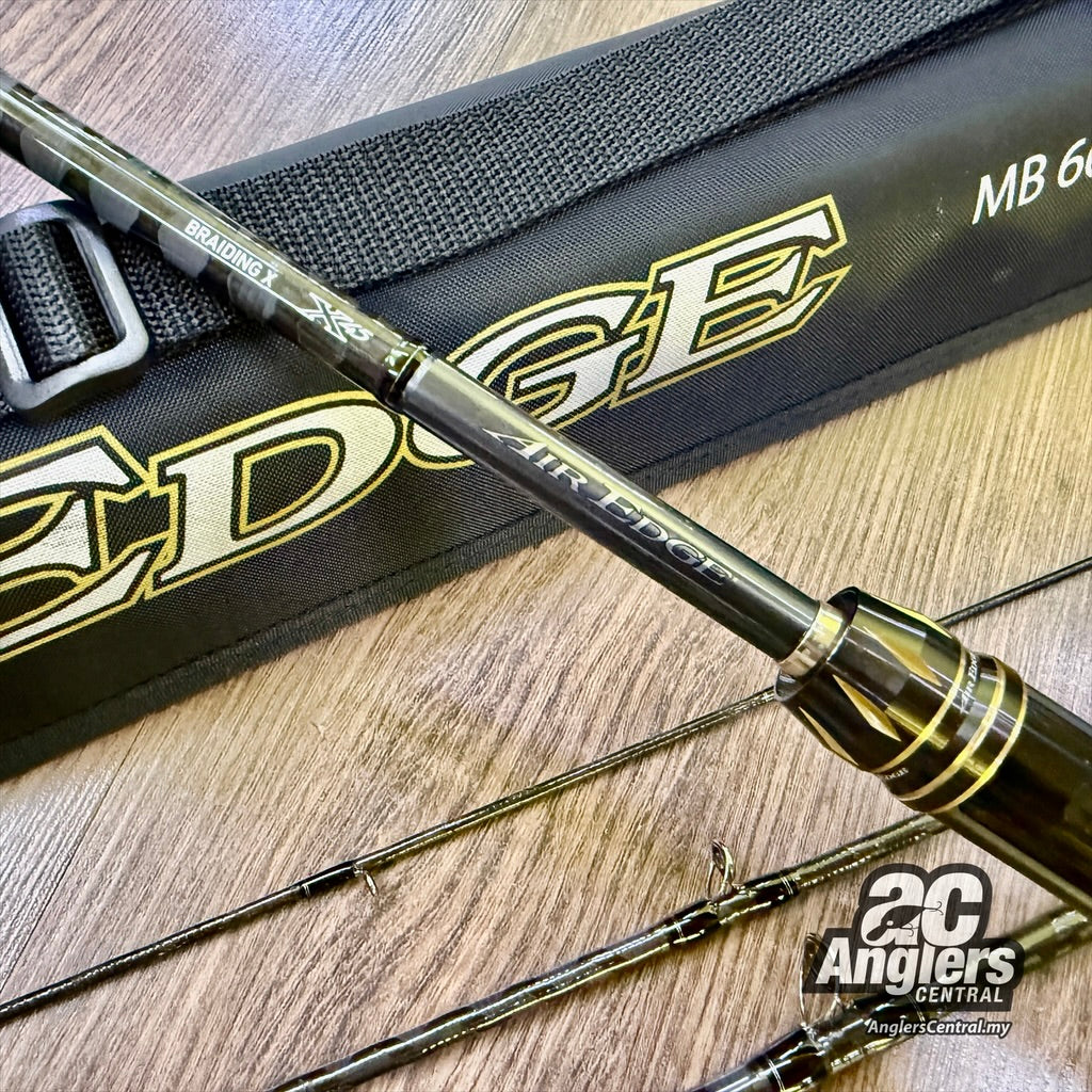 AirEdge MB664M/MLB 4pc Travel 7-16lb (USED, 9.5/10) with semi hard rod case