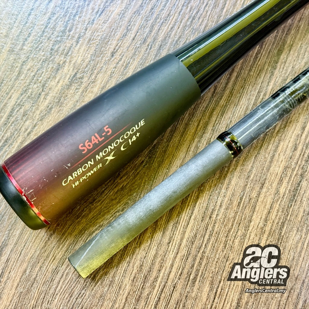 21 Zodias Pack S64L-5 5pc Spin Travel 3-6lb (USED, 9/10) without bag/sleeve