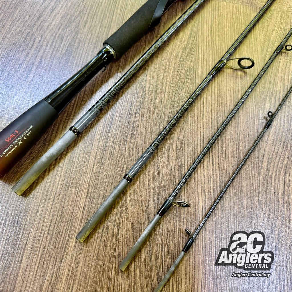 21 Zodias Pack S64L-5 5pc Spin Travel 3-6lb (USED, 9/10) without bag/sleeve