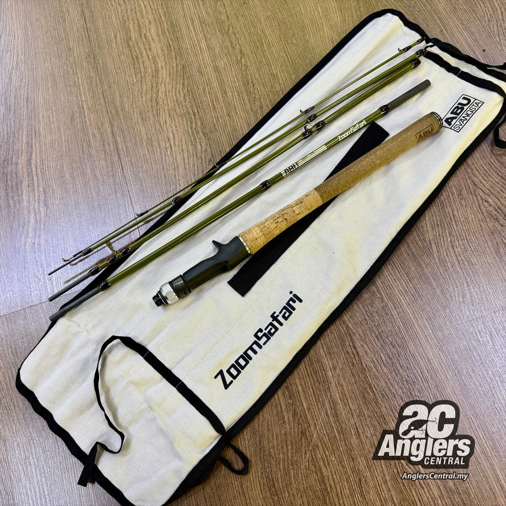 Abu ZoomSafari ZMSC-765L 5pc BC travel 6-12lb (USED, 9.5/10) with rod bag/sleeve