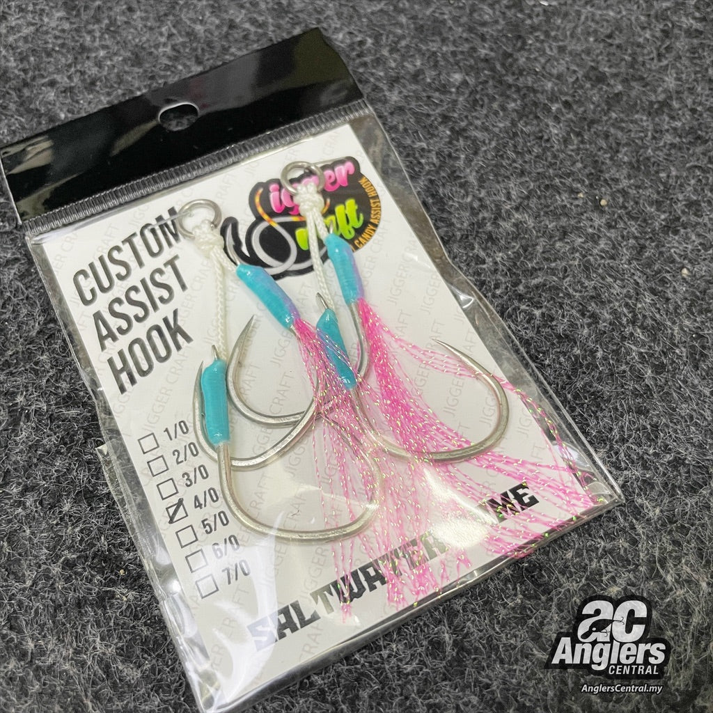 Custom Pikey-S Tune Twin Assist Hook (#4/0) – Anglers Central
