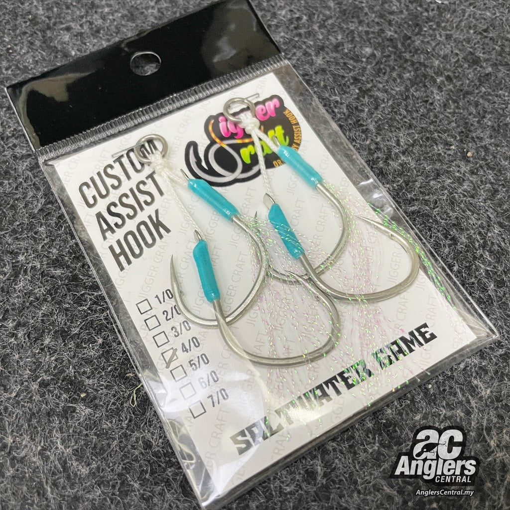 Custom Pikey-S Tune Twin Assist Hook (#4/0)
