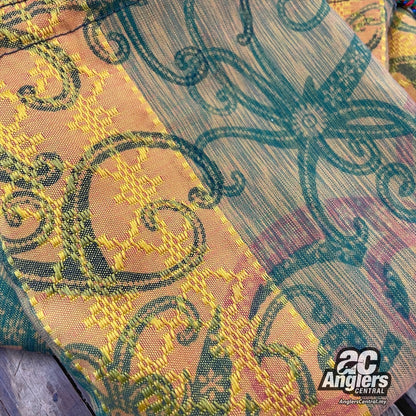 Kantung kekili kain Borneo/Dayak (buatan tangan)