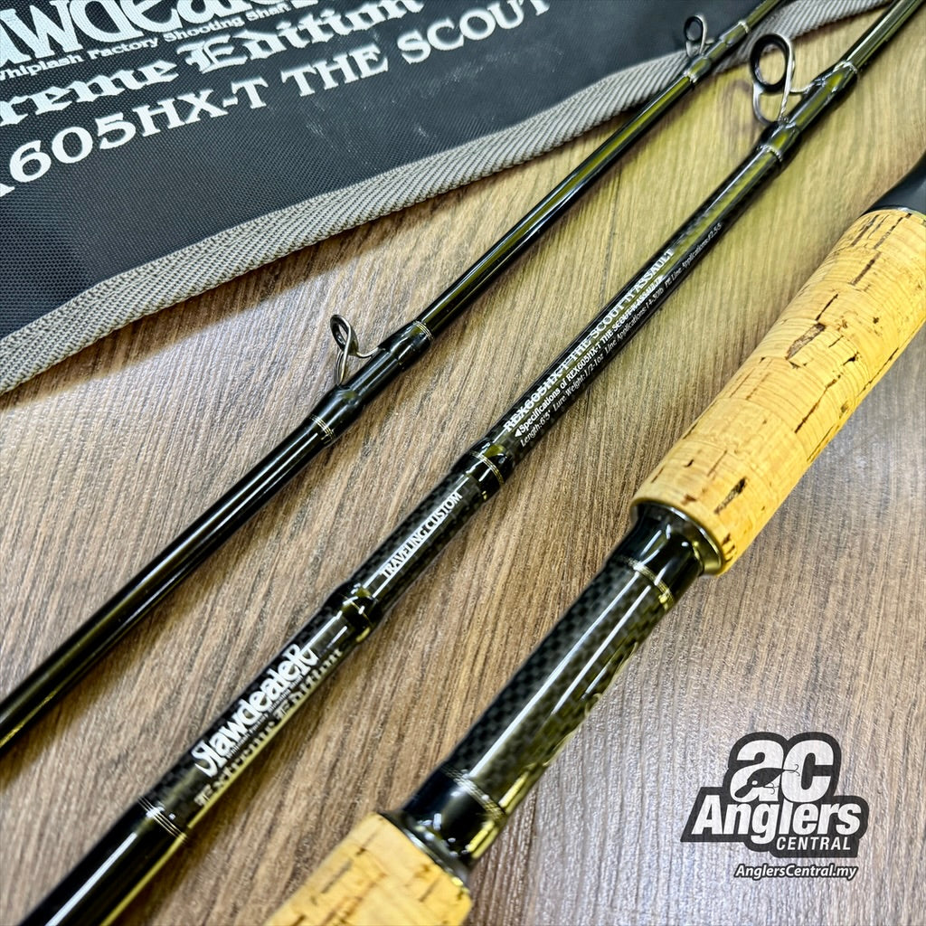 Raw Dealer Extreme Edition REX605HX-T The Scout'n'Assault (USED, 8.5/10) with rod bag/sleeve