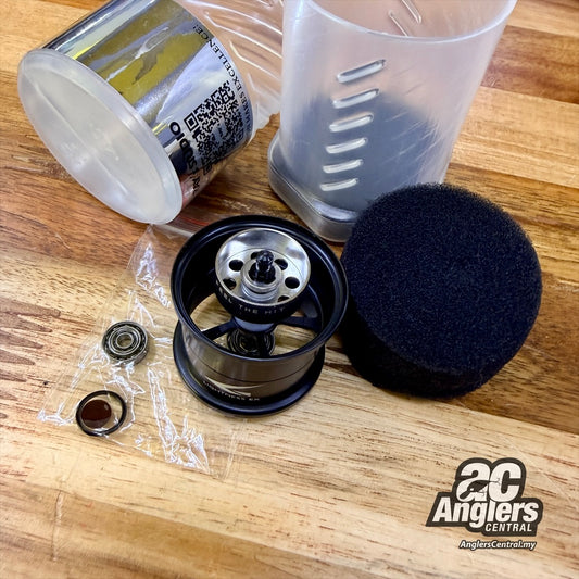 Super Shallow G Spool 10xx PE1:100m 8lb:50m (USED, 9/10)