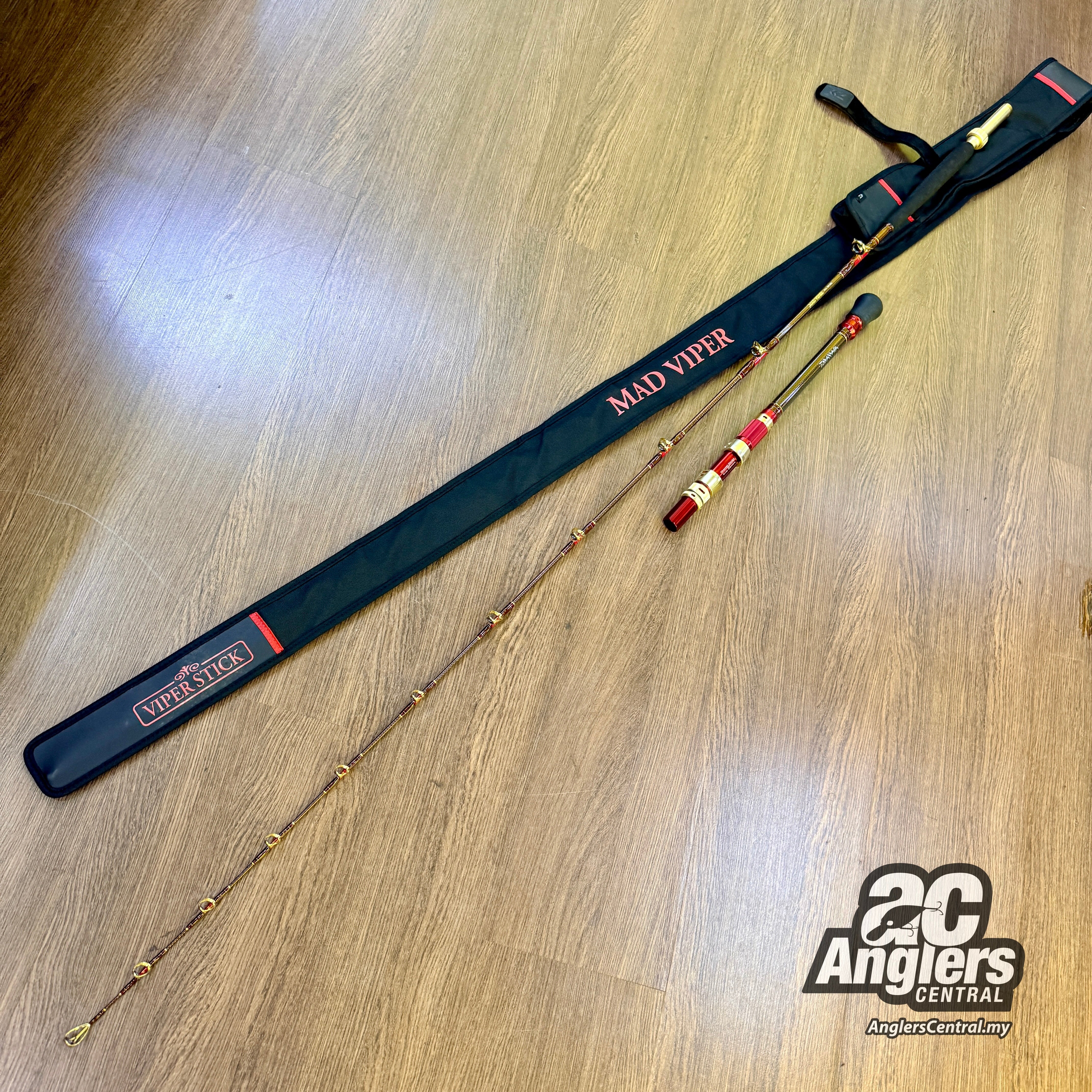 Mad Viper Bull HH-205 (USED, 9.5/10) with rod bag/sleeve – Anglers