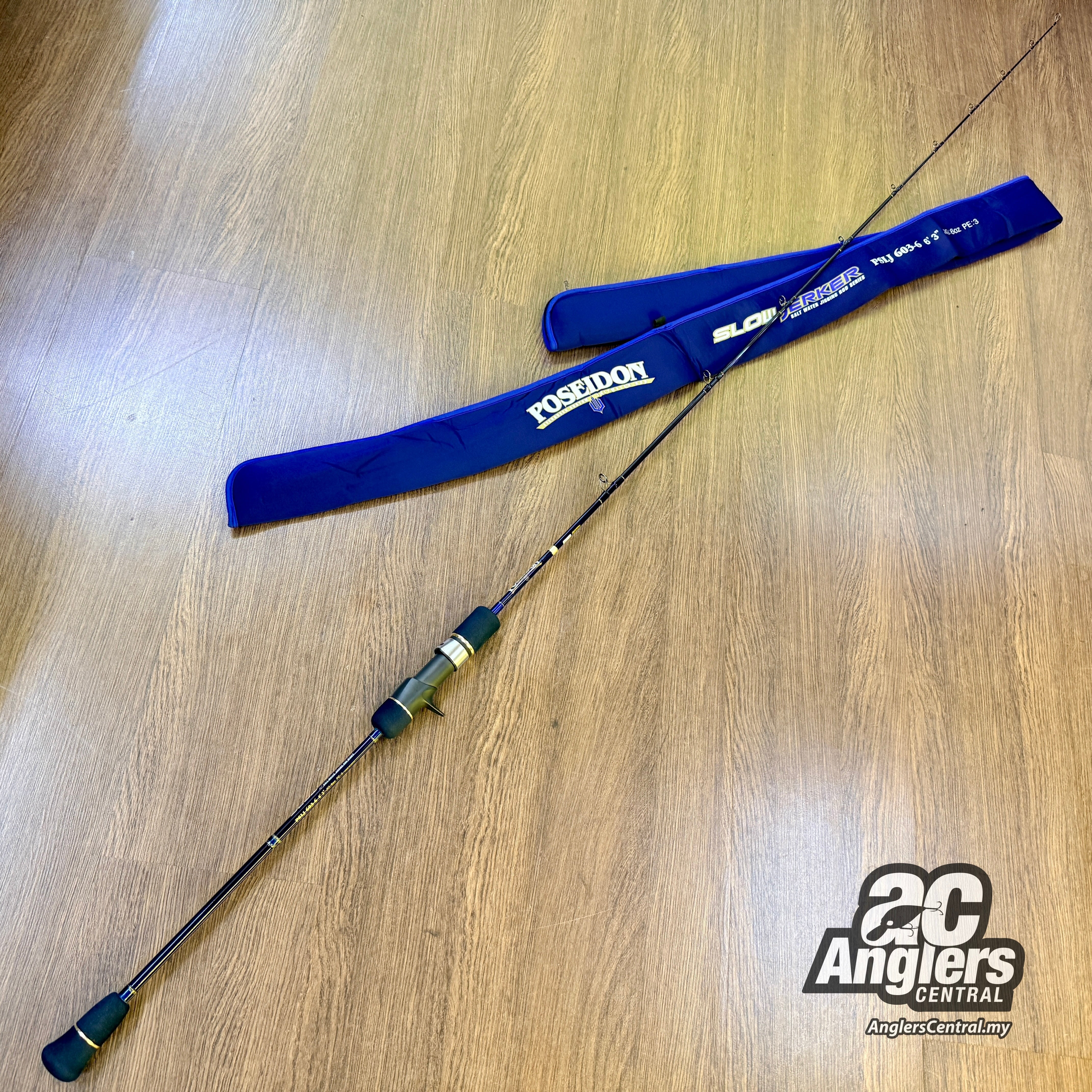 Poseidon Slow Jerker PSLJ-603-6 (USED, 8.5/10) with rod bag/sleeve