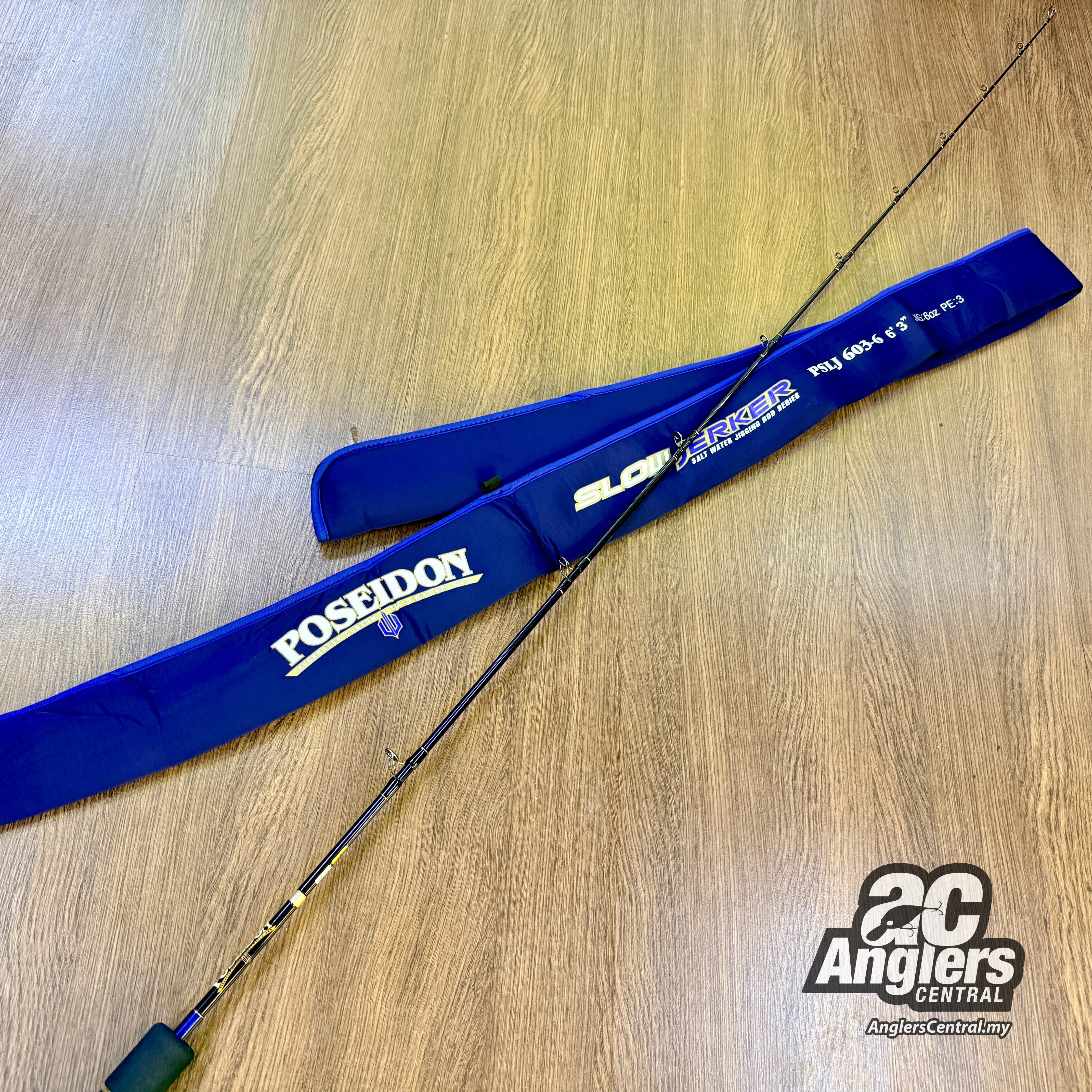 Poseidon Slow Jerker PSLJ-603-6 (USED, 8.5/10) with rod bag/sleeve