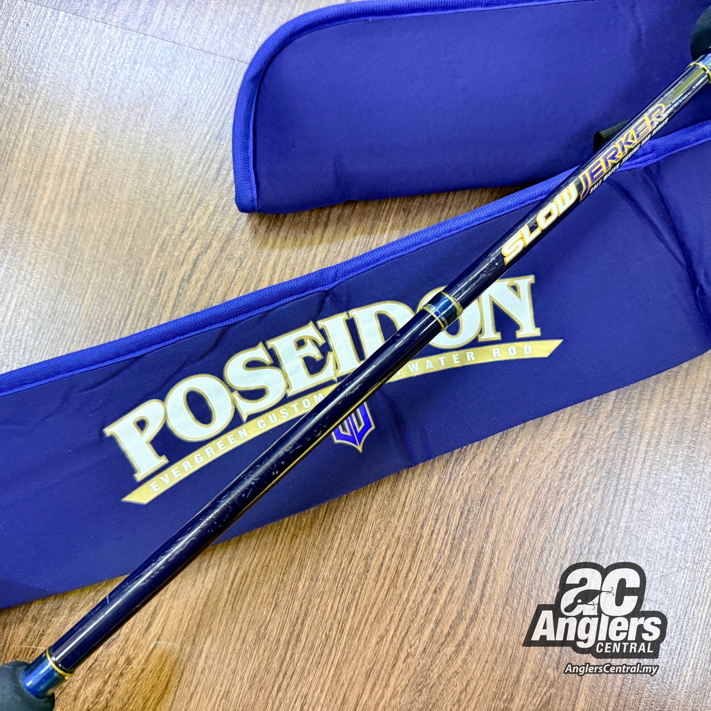 Poseidon Slow Jerker PSLJ-603-6 (USED, 8.5/10) with rod bag/sleeve