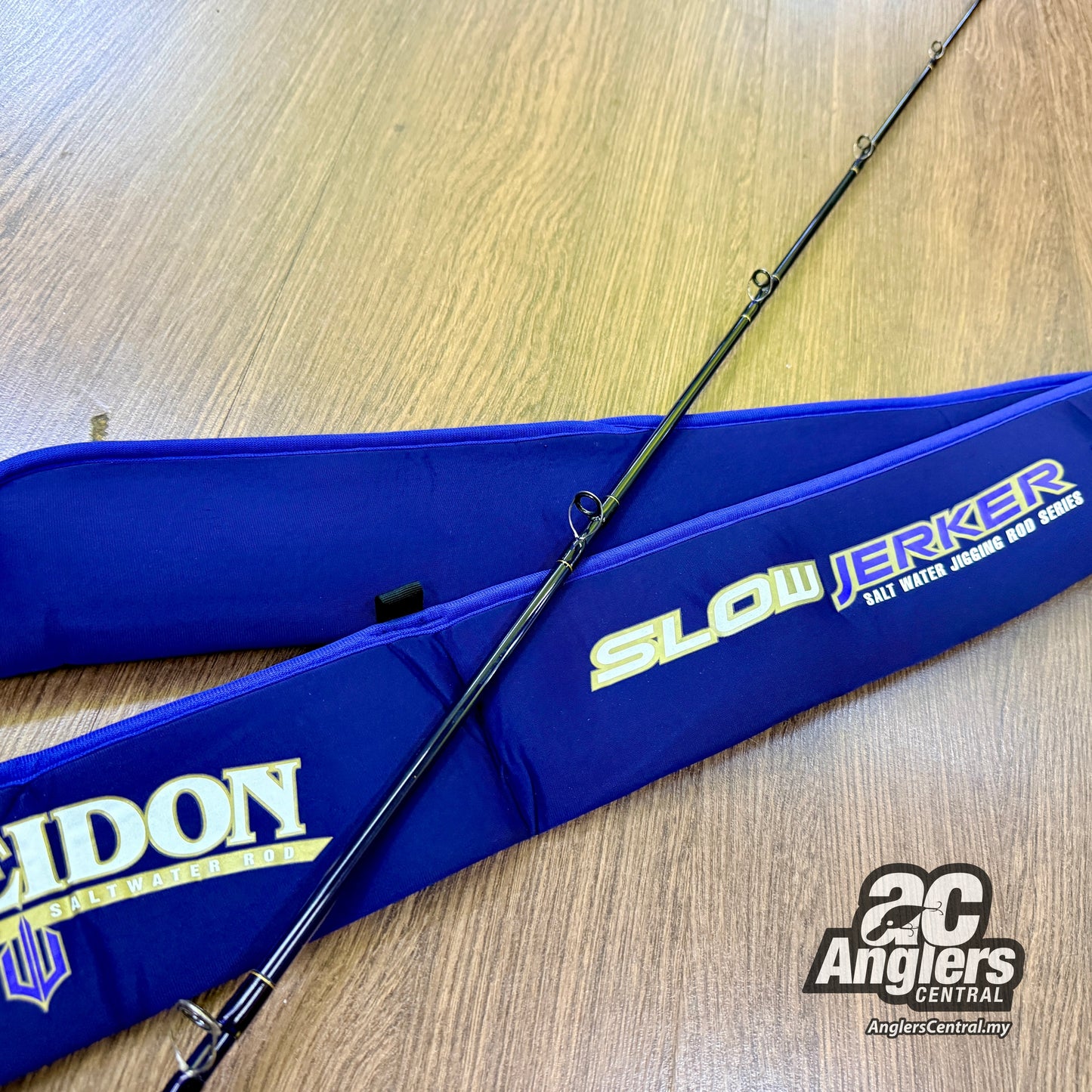 Poseidon Slow Jerker PSLJ-603-6 (USED, 8.5/10) with rod bag/sleeve
