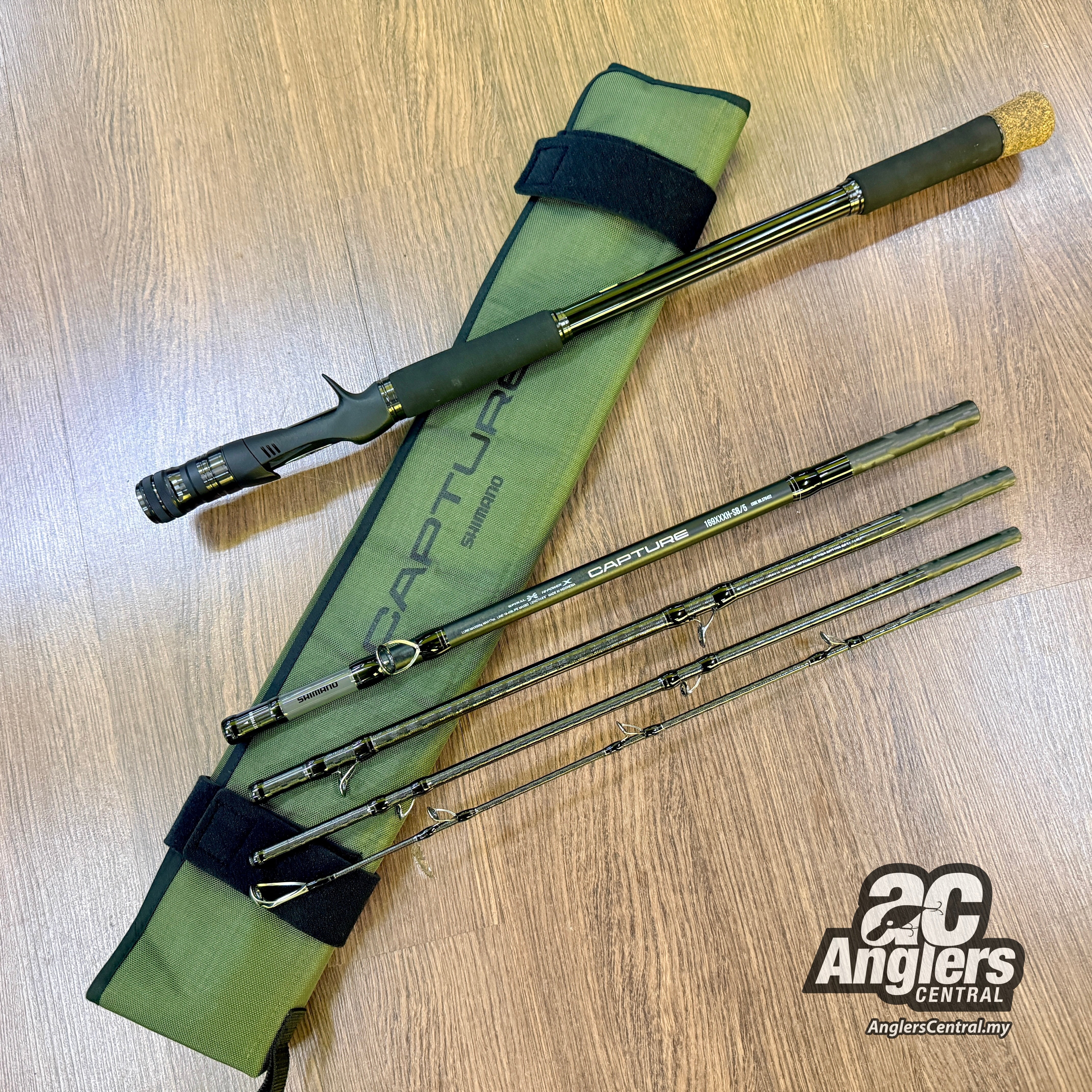 25 Capture 169XXXH-SB/5 (USED, 9.9/10) with rod bag/sleeve
