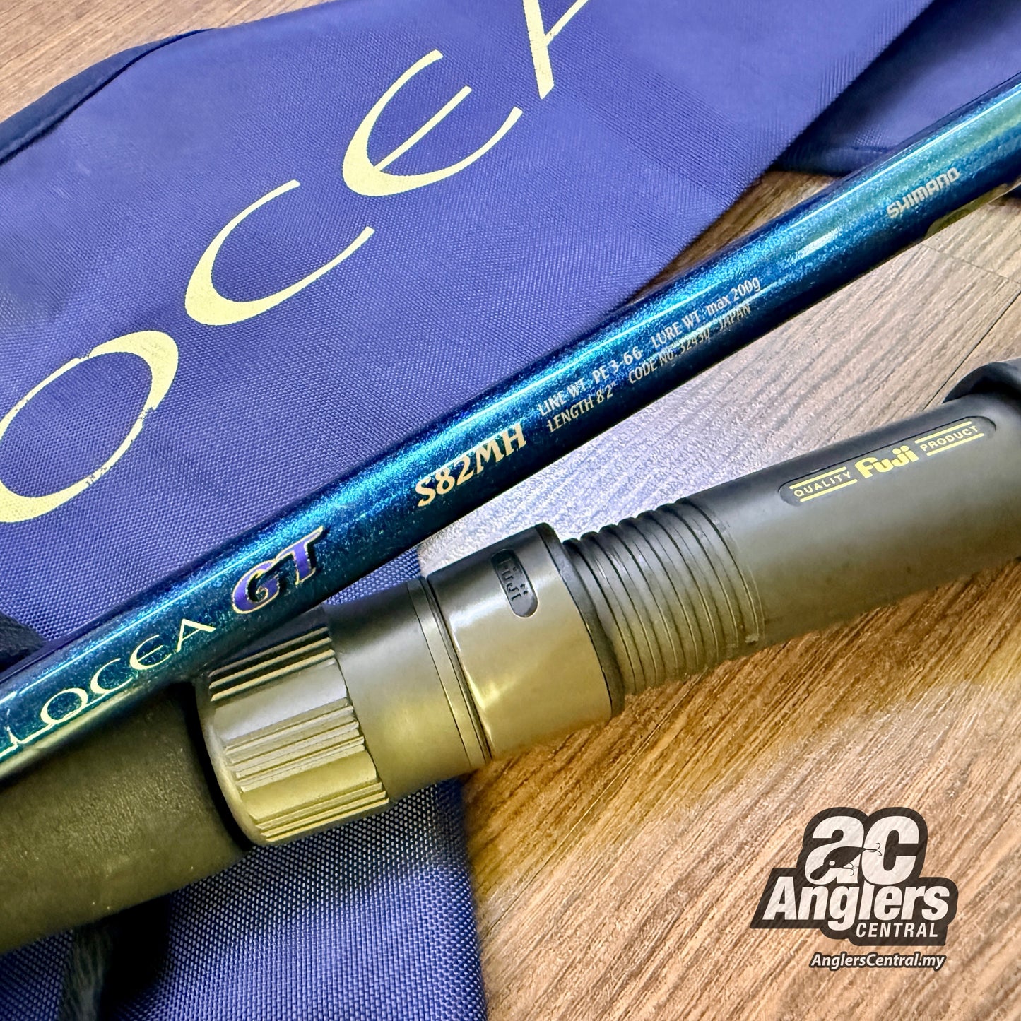 Scorpion Ocea GT S82MH custom guide mod (USED, 9.5/10) with bag/sleeve