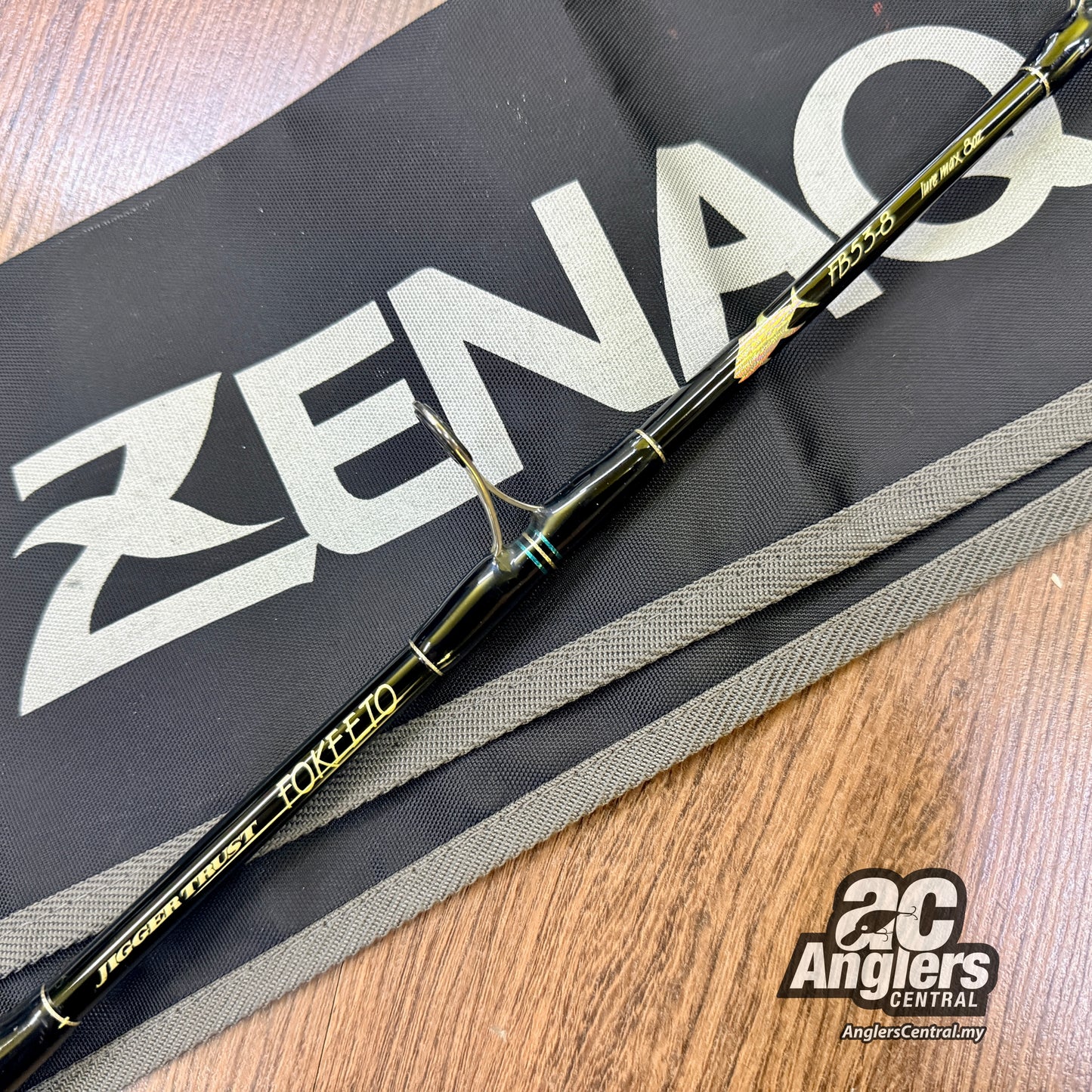 Jigger Trust Fokeeto FB53-8 (USED, 9/10) with rod bag/sleeve