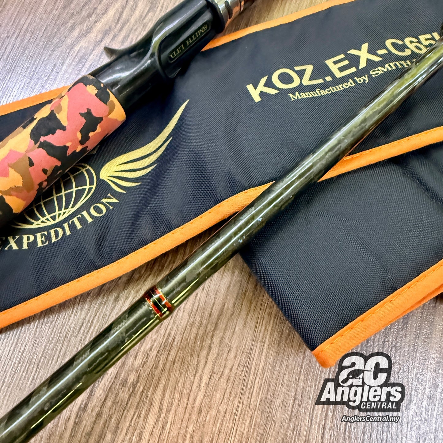 K.O.Z Expedition KOZ.EX-C65LH (USED, 9/10) with rod bag/sleeve