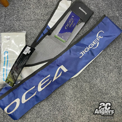 Ocea Jigger Infinity B803 PE2.5 (USED, 8/10) with rod bag/sleeve