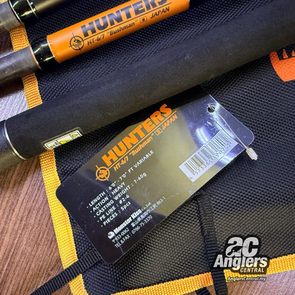 Hunters HT-6/7 Bushman (USED, 9.5/10) with rod bag