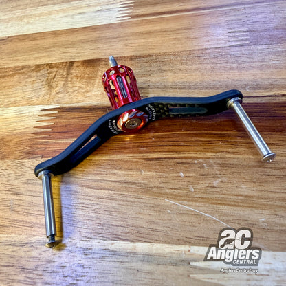 RC-SS-W 90mm double handle for Shimano (USED, like new) red trim