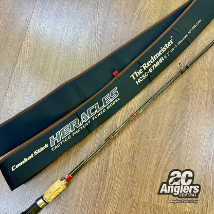 Heracles The Redmeister HCSC-67MHR 10-25lb (USED, 9.5/10) with rod bag/sleeve