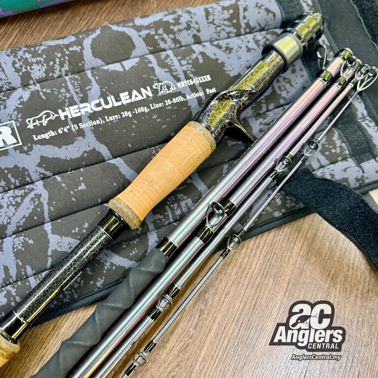 Herculean MHTC645XXXH (USED, 9.9/10) with rod bag/sleeve/tube