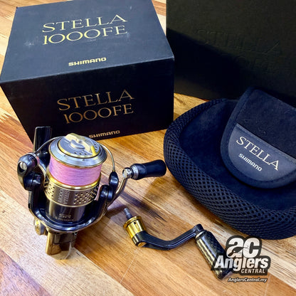 2010 Stella 1000FE (USED, 9/10) complete box set + Ci4+ handle + WP carbon knob