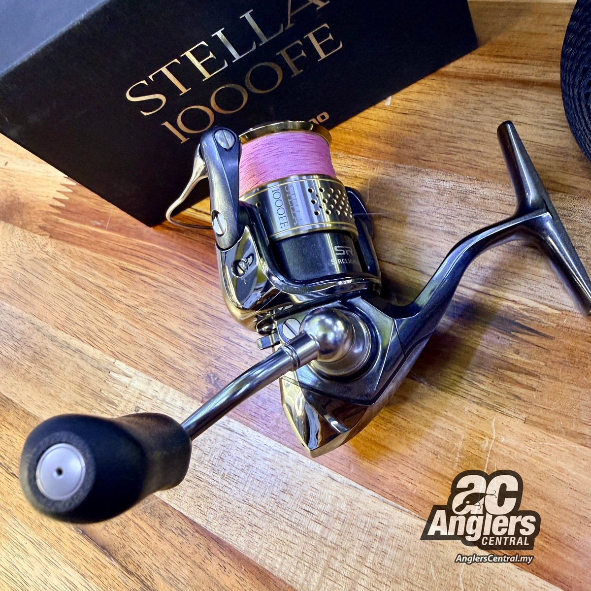 2010 Stella 1000FE (USED, 9/10) complete box set + Ci4+ handle + WP carbon knob