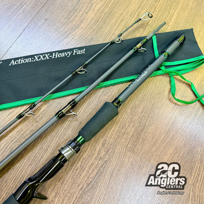 Huge Custom Genoma HG3-65F (3pc) (USED, 9.5/10) with rod bag/sleeve