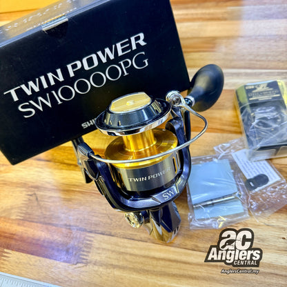 2015 Twinpower SW10000PG (USED, 9/10) complete box set + Yumeya Stella drag knob