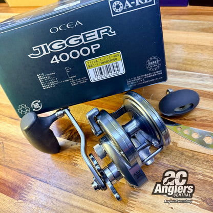 03 Ocea Jigger 4000P (USED, 9/10), complete box set + t-bar
