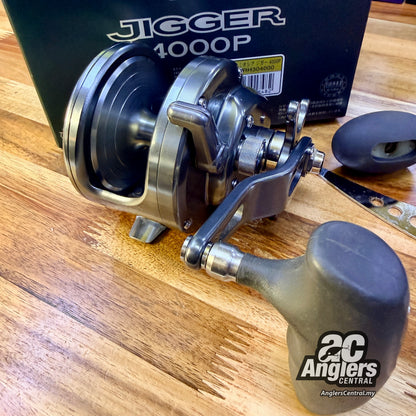 03 Ocea Jigger 4000P (USED, 9/10), complete box set + t-bar