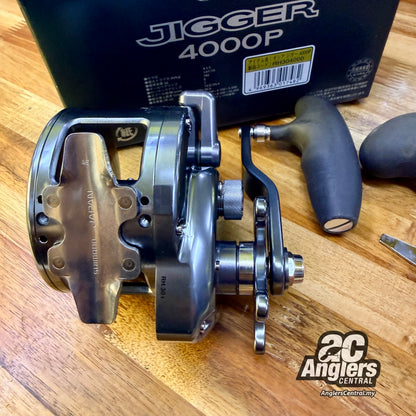 03 Ocea Jigger 4000P (USED, 9/10), complete box set + t-bar