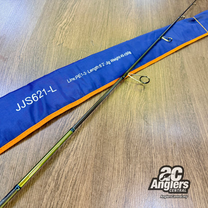 JAMBOREE Jigging SP PE1-3 JJS621-L (USED, 9/10) with rod bag/sleeve