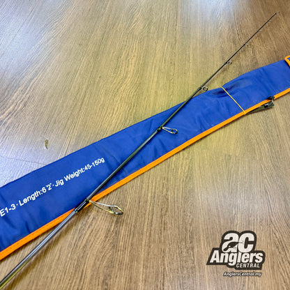JAMBOREE Jigging SP PE1-3 JJS621-L (USED, 9/10) with rod bag/sleeve