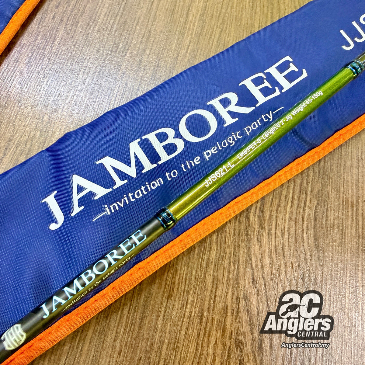 JAMBOREE Jigging SP PE1-3 JJS621-L (USED, 9/10) with rod bag/sleeve