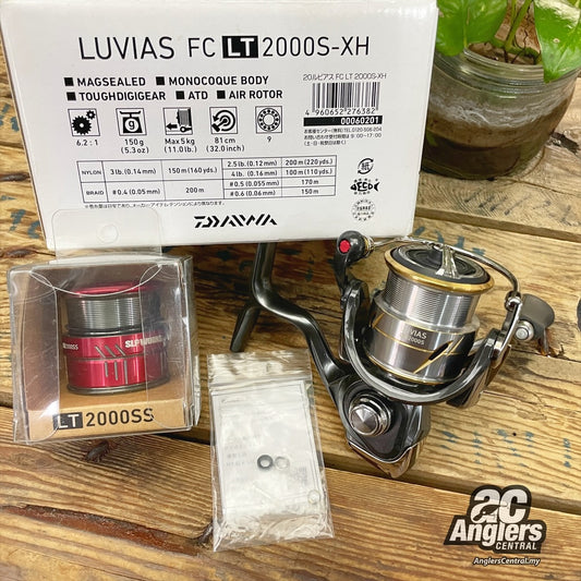 20 Luvias FC LT2000S-XH + Spare Spool (USED, 9.5/10) set kotak lengkap ++