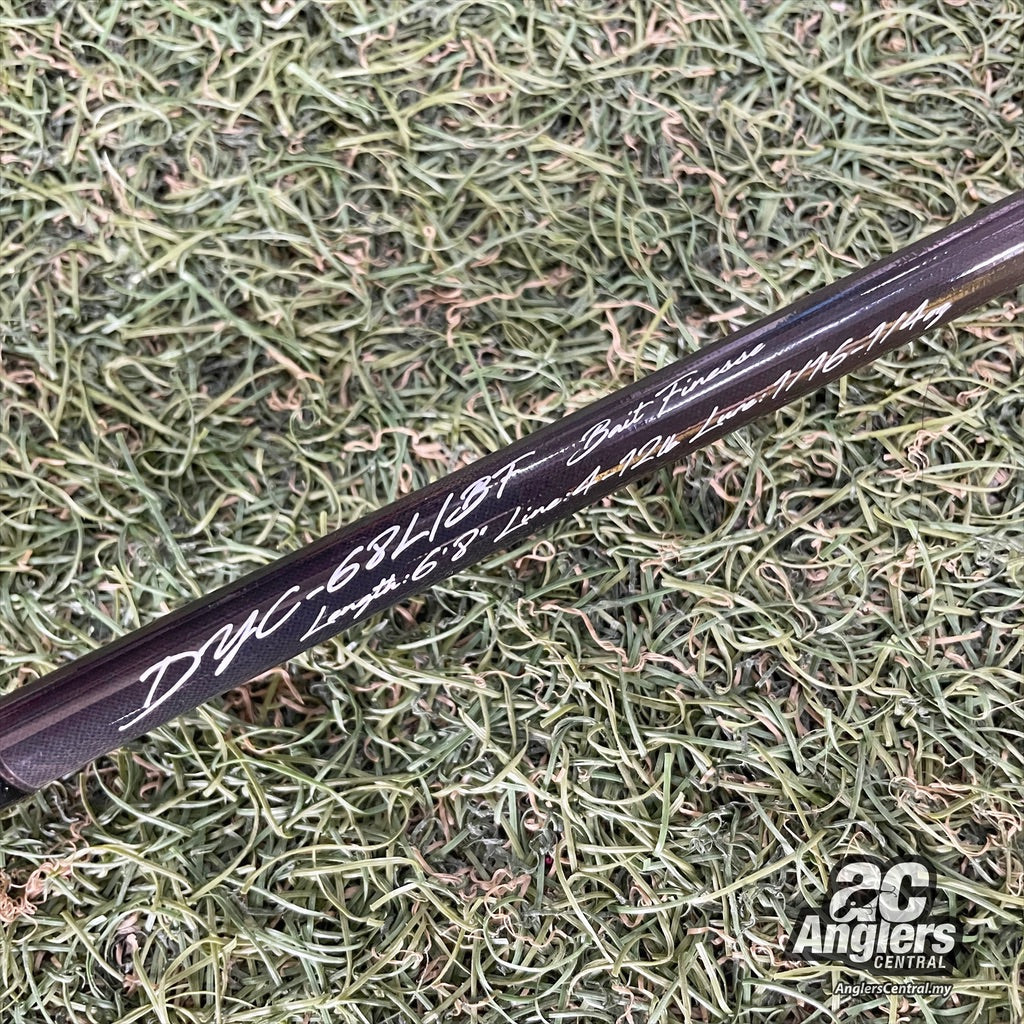 Day's DYC-68L/BF 4-12lb custom solid-tip (USED, 9/10) no rod sleeve/bag